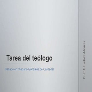 Tarea del teologo