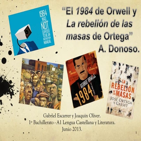 Presentaciones sobre "1984" G. Orwell