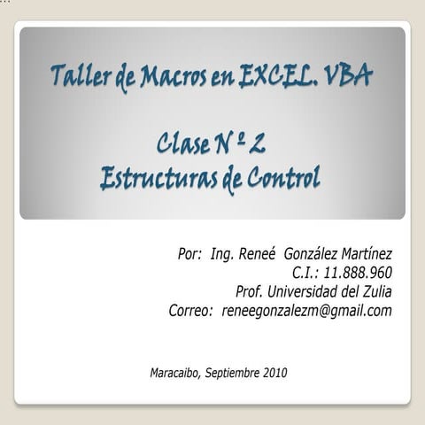 Presentacion 2 estructuras de control web renee gonzalez