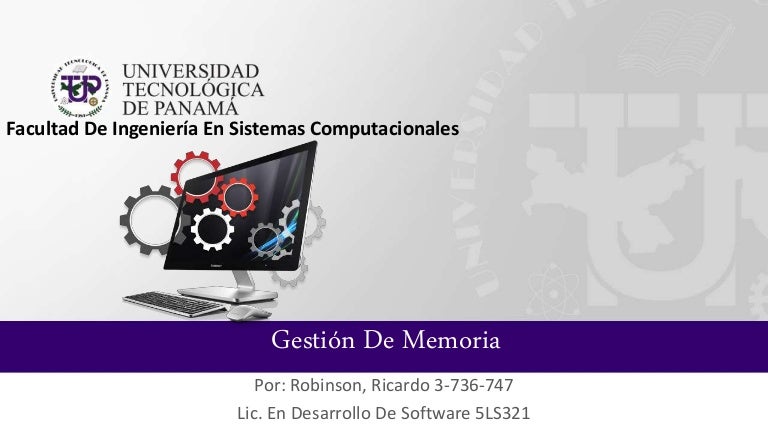 Sistemas Operativos Gestión de memoria