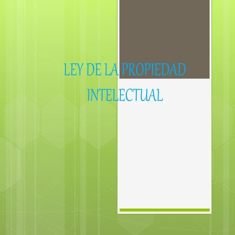 Licencias de Software y Ley de Propiedad Intelectual | PPTX