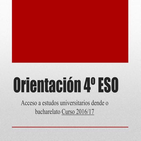 Presentación 4º de eso
