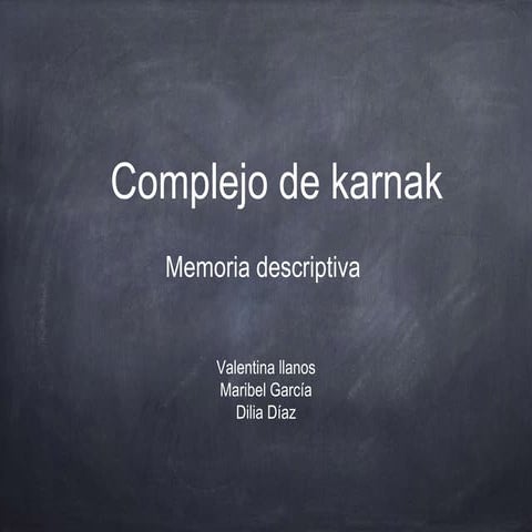 karnak relación poder espacio