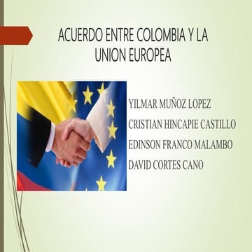Acuerdo entre Colombia y la Unión Europea
