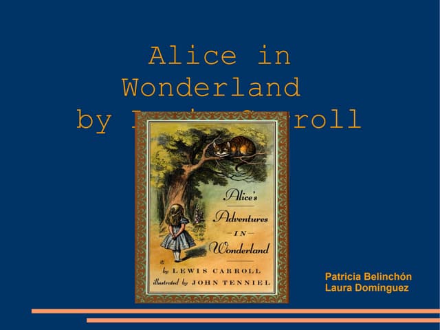 PRESENTATION: Lesson Plan Alice in ...