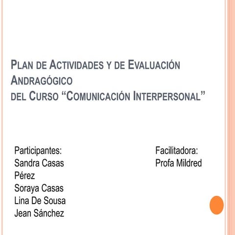 Presentacion andragogia