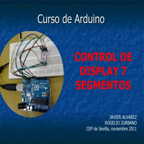 Display 7 segmentos con Arduino