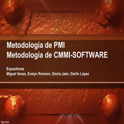 Metodologías CMMI y  PMI
