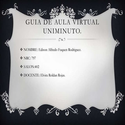 Presentacion aula virtual. | PPTX