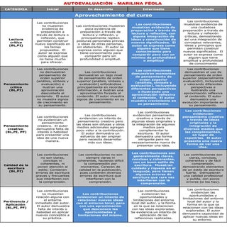 Autoevaluación  - Marilina