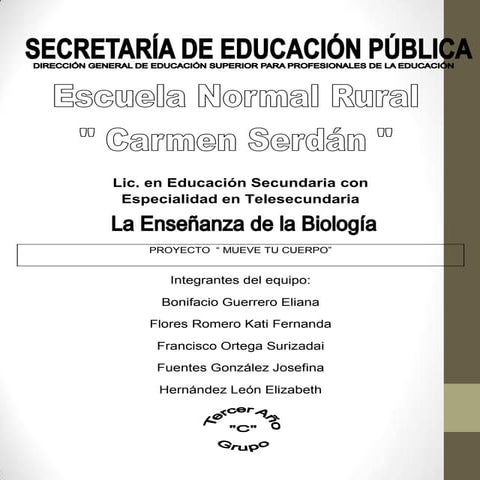 Presentacion biologia equipo "las de laintuición"