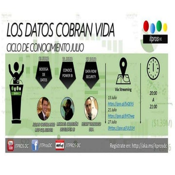 Descubriendo los Datos - Bodegas de datos