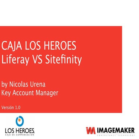 Presentacion Liferay VS Sitefinity 110414