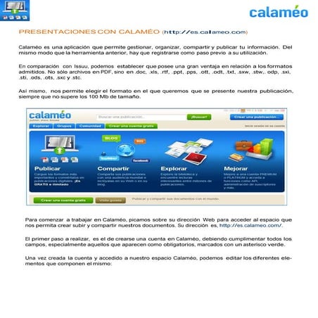 Tutorial calameo | PDF