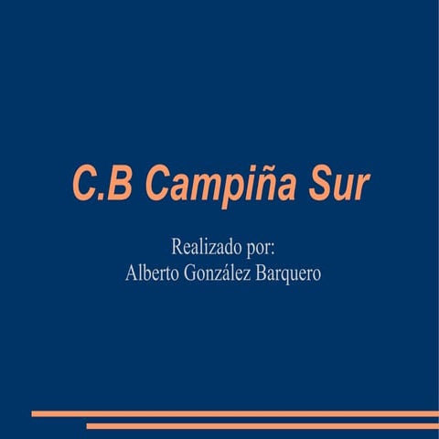 Presentacion campiña