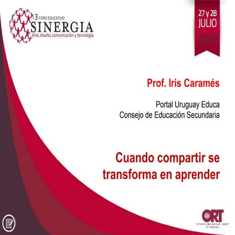 Presentacion Caramés sinergia 2016.pptx
