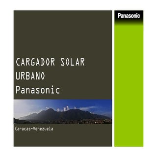 Presentacion cargador solar Panasonic