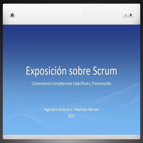 Resumen sobre Marco de trabajo SCRUM