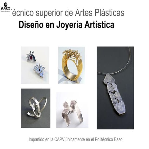 Ciclo superior en joyería