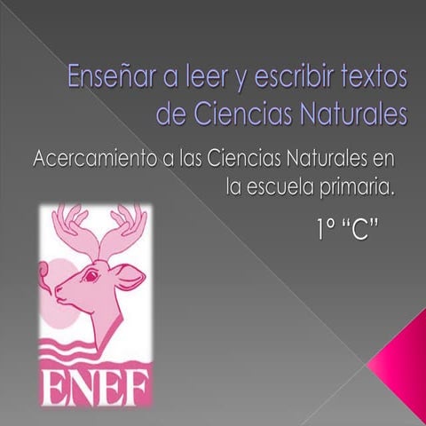 Presentacion ciencias  naturales