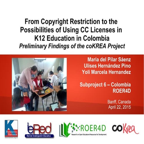 From copyright restriction to the possibilities of using Creative Commons lic...