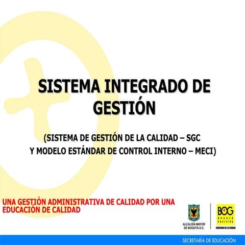Sistema Integrado de Gestión