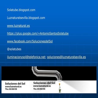 Presentacion #solatube. IDAE, LUZ N...