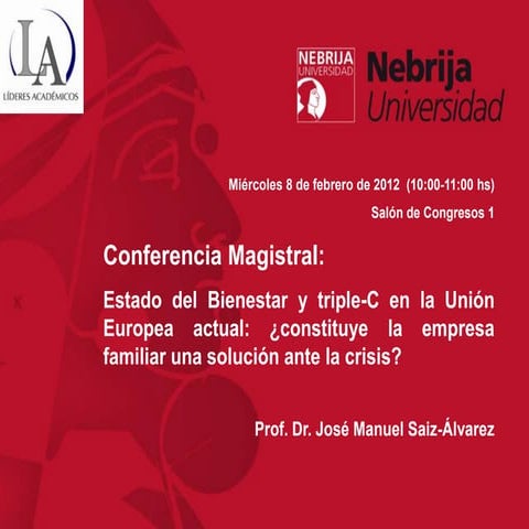 Presentacion conferencia jose manuel saiz