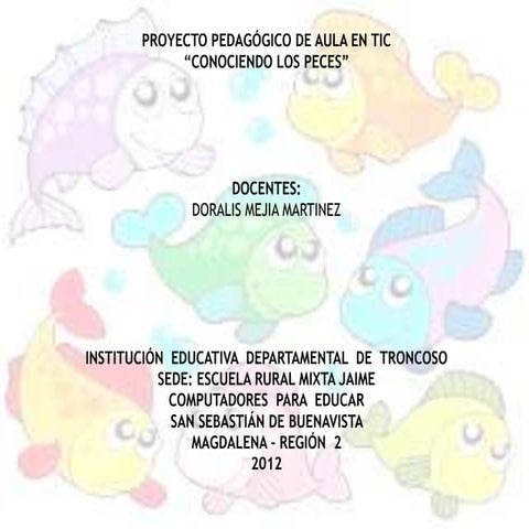 PRESENTACION - CONOCIENDO LOS PECES