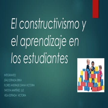 Presentacion constructivismo | PPT
