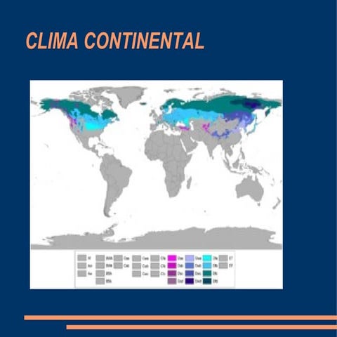 clima continental