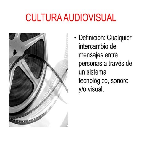 Presentacion cultura audiovisual IES San Martín