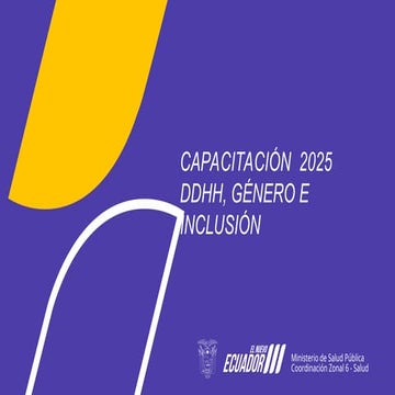 PRESENTACIÓN Derechos humanos y violencia de género