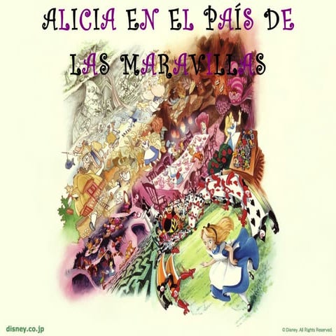 Presentacion de alicia en el pais de las maravillas