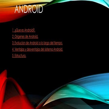 Concepto de Sistema Operativo Android | PDF