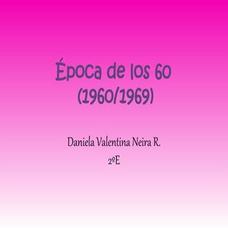 Los 60 y el Che Guevara