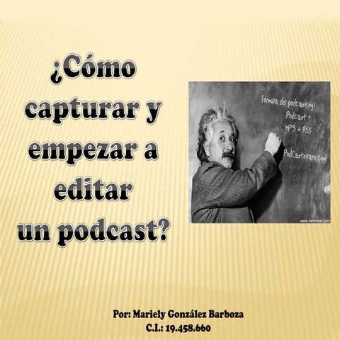 Grabar y editar con Audacity