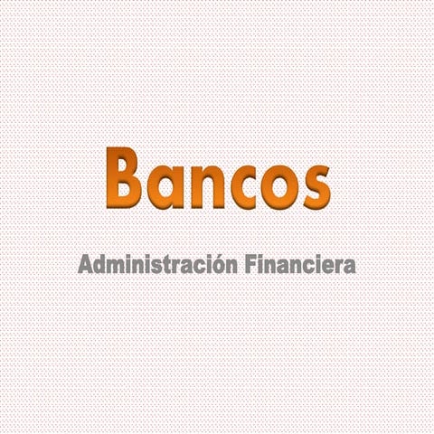 Presentacion de bancos