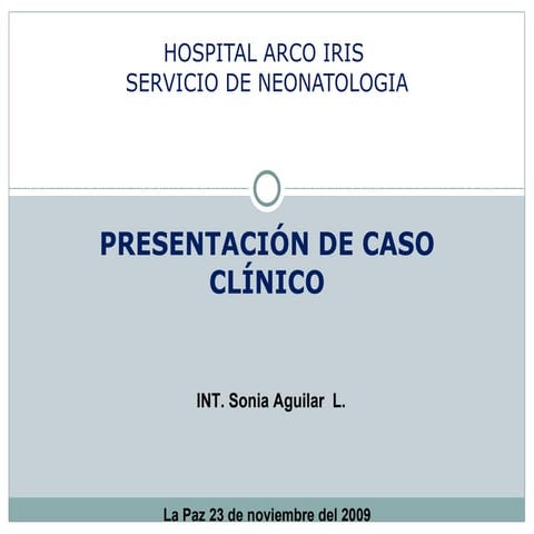 Presentacion de caso clinico