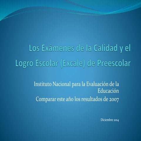 Presentacion de excale.