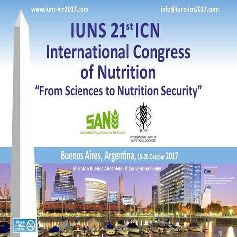 Presentación futuros proyectos FESNAD. IUNS congress. Buenos aires