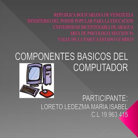 Presentacion de informatica 1 | PPTX