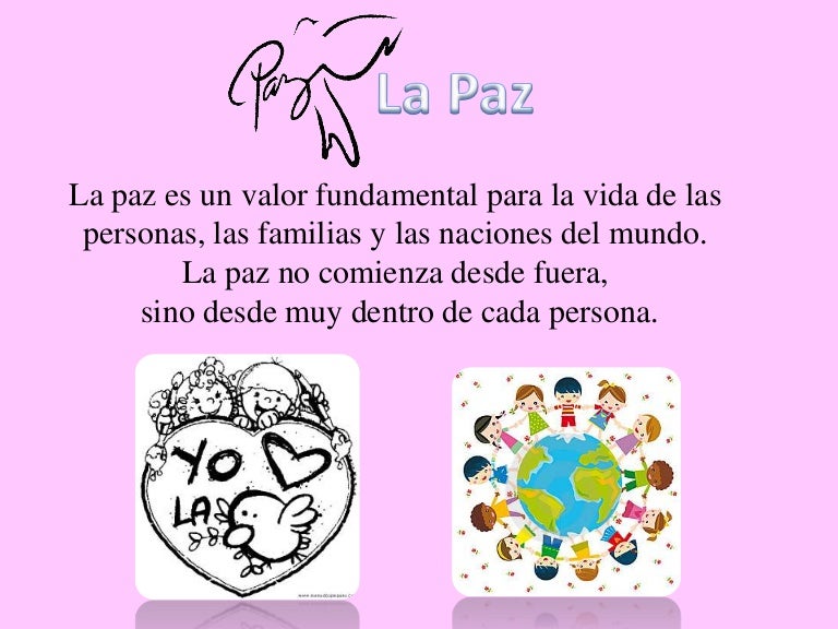 Presentacion de la paz