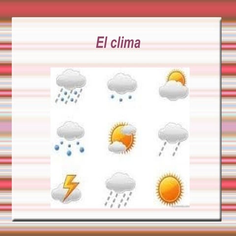 Presentacion del clima