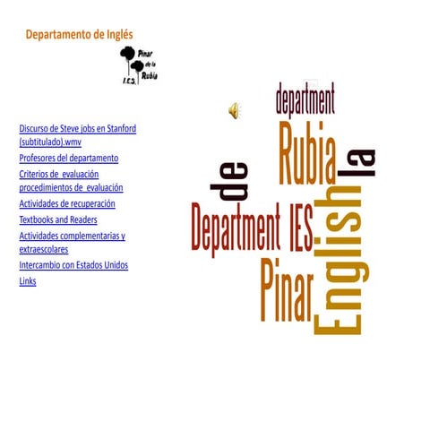 Presentacion del departamento ingles   web pinarillo