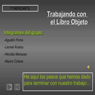 Presentacion Del Libro Objeto y Su ...