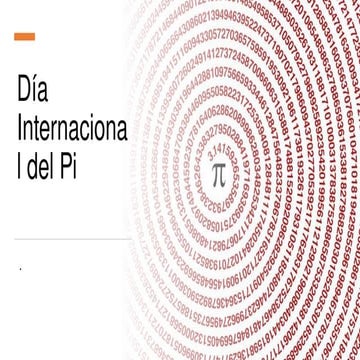 Dia Internacional del Pi | PPTX