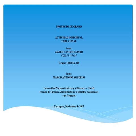 Presentacion del proyecto