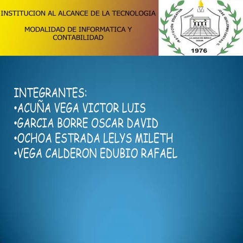 Presentacion de modalidad