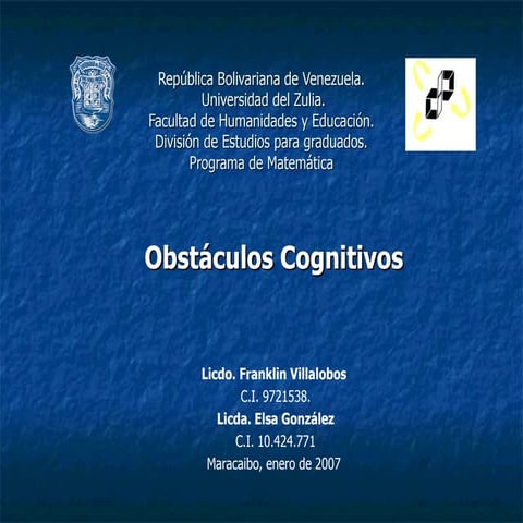 Presentacion de obstaculos